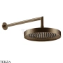 Gessi Incastri Верхняя лейка D25 с кронштейном из стены 63045-761, бронза Coffee