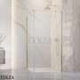 Radaway Essenza KDJ Душевая дверь 100 см, левая, 1385040-98-01L, брашированное светлое золото