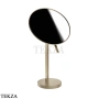 Gessi Pelle Tresse Зеркало косметическое поворотное х2, без подсветки 74573-149, Finox Brushed Nickel