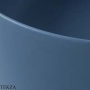 ArtCeram Brera раковина накладная круглая BRL001 38 00, Blue Avio матовый