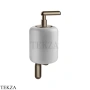 Gessi Goccia Дозатор для жидкого мыла, белая керамика 38013-761, Coffee Bronze Br. PVD