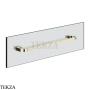 Gessi Perle Полотенцедержатель для крепления на стекло, 45 см 74913-720, никель глянец