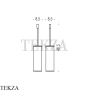 Colombo Plus Туалетный ершик напольный W4961.BM, белый матовый