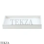 Decor Walther BROWNIE TAB L Бокс для ванных принадлежностей 0930150, белый матовый, эко-кожа