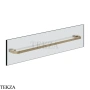 Gessi Perle Полотенцедержатель для крепления на стекло, 60 см 74915-149, нерж. сталь Brush / никель Brushed