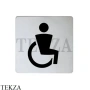 Keuco PLAN Табличка на дверь туалетной комнаты 14968010000, хром глянец