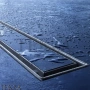 TECEdrainline plate 100 основа для плитки 601070, сталь полированная