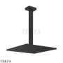 Gessi Rettangolo shower Верхний душ с потолочным кронштейном под размер 15199-299, Black XL