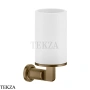 Gessi INCISO accessories Стакан настенный для зубных щеток, белый 58507-791, Deep Bronze Br. PVD