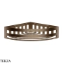 Gessi RILIEVO Полка-решетка угловая в душевую зону 59561-761, Coffee Bronze Br. PVD
