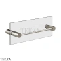 Gessi RILIEVO Полотенцедержатель для крепления на стекло, 30 см 59562-149, Finox Br. Nickel