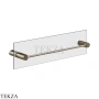 Gessi RILIEVO Полотенцедержатель для крепления на стекло, 45 см 59564-791, Deep Bronze Br. PVD