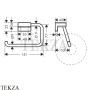 Hansgrohe AddStoris Держатель туалетной бумаги, без крышки 41771140, Brushed Bronze