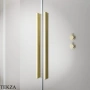 Radaway Furo PND II Шторка на ванну 93,8 см, левая, 10109938-98-01L, брашированное светлое золото