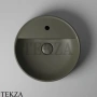 Sitega OSNO 43K Раковина накладная круглая, с отв. под смеситель , с донным клапаном OSNO 43K - Moor