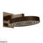 Gessi Inverso RIGATO Верхняя душевая лейка с кронштейном 63549-761, Coffee Bronze Brushed PVD