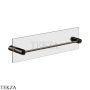 Gessi RILIEVO Полотенцедержатель для крепления на стекло, 45 см 59564-845, Dark Bronze
