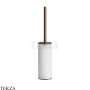 Gessi 316 ACCESSORIES Ёршик напольный, композит белый 54743-761, Coffee Bronze Brushed PVD