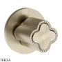Gessi Ludovica Смеситель-рычаг управления crystals, внешняя часть 76309-149, нерж. сталь Brush / никель Brushed