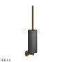 Gessi ANELLO Туалетный ершик настенный, композит черный 63720-761, Coffee Bronze Br. PVD