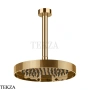 Gessi Inverso Diamantato Верхняя лейка D25,0 см с кронштейном под размер 63653-735, Warm Bronze PVD