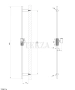 Gessi Incastri Штанга для душевой лейки 75044-726, бронза Brushed