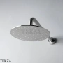 Flaminia X1 верхний душ настенный с держателем Ø30 см X13084ACC, нержавеющая сталь Brush