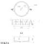SALINI ARMONIA 02 Раковина накладная, без перелива, из композита S-Sense 130112G, белый глянцевый