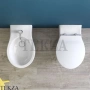 Hatria LE FIABE Биде подвесное, 1 отверстие под смеситель Y1A901, белый глянец (снято с производства)