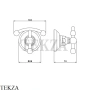 Nicolazzi CLASSICI Крючок для халата и полотенец 1481CR, хром глянец