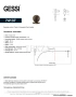 Gessi Perle Смеситель-рычаг управления на столешницу 74137-149, нерж. сталь Brush / никель Brushed