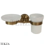 Migliore Mirella Мыльница и стакан настенные 17176, керамика, бронза classic
