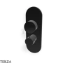 FIMA Carlo Frattini SO Термостат для душа, 2-3 потока, внешняя часть F3189X7CS, brushed black chrome