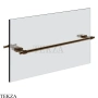 Gessi Jacqueline Полотенцедержатель для крепления на стекло, 45 см 77513-761, бронза Coffee