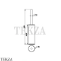 Gessi Inciso-Origini-Venti20 accessories Туалетный ершик напольный, черный 58544-031, хром глянец