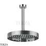 Gessi Inverso Diamantato Верхняя лейка D25,0 см с кронштейном под размер 63653-031, Хром глянец