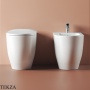 ArtCeram Monet унитаз приставной чаша без ободка The.Rimless слив в пол/стену MNV002 01 00, белый глянец