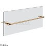 Gessi Jacqueline Полотенцедержатель для крепления на стекло, 60 см 77515-735, бронза глянец