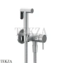 Gessi Гигиенический душ со смесителем, выводом воды и держателем 45130-031, хром глянец
