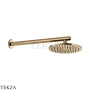 Gessi Goccia Верхняя лейка с кронштейном D20 см 33655-735, Warm Bronze PVD