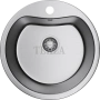 Omoikiri Saroma 51 Кухонная мойка нерж. сталь круглая 4993007 нержавеющая сталь