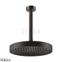 Gessi Inverso Diamantato Верхняя лейка D25,0 см с кронштейном под размер 63653-707, Black Metal Brushed PVD