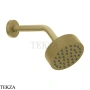 Gessi ANELLO Верхняя лейка D11,8 см с кронштейном 63354-727, Brushed Brass PVD
