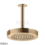 Gessi INCISO SHOWER Верхняя душевая лейка с кронштейном под размер 58188-735, Warm Bronze PVD