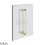 Gessi Perle Полотенцедержатель для крепления на стекло, 20 см 74630-710, шампань глянец