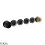 Gessi Perle Термостат для душа на 4 потока, внешняя часть 74436-706, black хром глянец