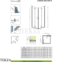 Radaway Essenza KDD-B Душевая дверь 100 см, правая часть уголка, 385072-01-01R, хром глянец