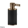 Gessi INCISO accessories Дозатор настольный для жидкого мыла, черный 58538-761, Coffee Bronze Br. PVD