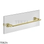 Gessi INCISO accessories Полотенцедержатель для крепления на стекло, 45 см 58615-710, Brass PVD