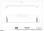 Gessi Incastri Держатель для полотенца 45 см 75500-708, медь Brushed